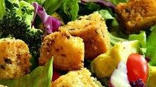 Garlic-Parmesan Croutons