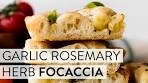Garlic Rosemary Herb Focaccia | Sally's Baking