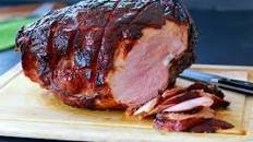 Ginger Ale, Brown Sugar and Rum Glazed Ham