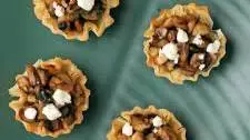 Goat Cheese Mushroom Tartlets
