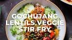 GOCHUJANG LENTILS VEGGIE STIR FRY | Vegan Richa ...