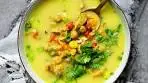 Golden Turmeric Chickpea Chicken Soup