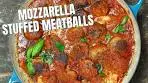 GOOEY Mozzarella Stuffed Meatballs You'll Make on Repeat!