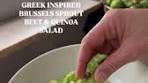 Greek Inspired Brussels Sprout Beet and Quinoa Salad ...