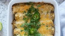 Green Enchiladas with Ground Turkey
