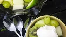 Green Fruit Salad with Chilli Ginger Syrup