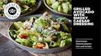 GRILLED AVOCADO SALAD WITH SMOKY CAESAR ...