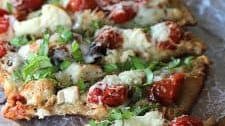 Grilled Chicken Margherita Pizza
