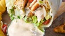 Grilled Chicken Wrap with Chipotle Mayo