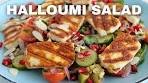 Grilled Halloumi Salad Recipe