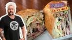Guy Fieri Recreates a BBQ Turkey Sub | Diners, Drive-ins and ...