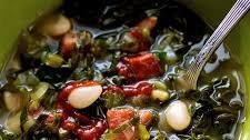Ham and Bean Soup With Collard Greens