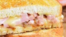 Ham and Brie Grilled Cheese Sandwich