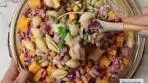 Ham and Cheese Pasta Salad | cheese, chicken meat, pasta ...