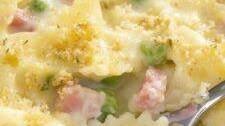 Ham and Noodle Casserole with Peas