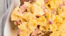 Ham Casserole Recipe with Bow Ties