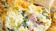 Ham Casserole with Broccoli and Rice
