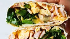 Ham, Egg, And Cheese Breakfast Wraps