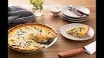 Ham, Kale and Mushroom Quiche
