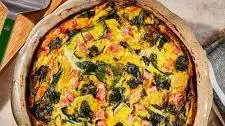 Ham & Spinach Quiche