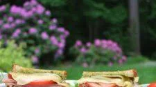 Ham Tomato Pesto Panini