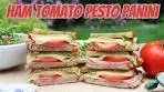 Ham Tomato Pesto Panini