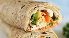 Healthy Chicken and Hummus Wraps