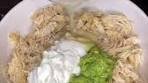 “Healthy” chicken salad with Greek yogurt and avocado ...