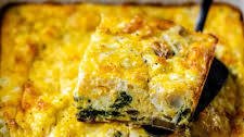 Healthy Cottage Cheese & Spinach Egg Bake