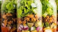 Healthy Taco Salad in a Jar