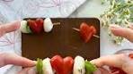 Heart Caprese skewers ❤️ These are an all time fav of mine ...