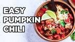 Hearty Pumpkin Chili Recipe