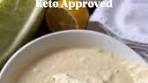 Here’s your Keto Caesar Dressing caption