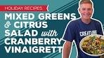 Holiday Cooking & Baking Recipes: Mixed Greens and Citrus ...