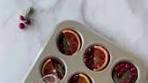 Holiday Ice Cubes ❄️ This hack makes the perfect large ice ...