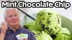 HOMEMADE Mint Chocolate Chip Ice Cream!