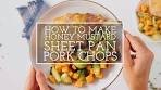 Honey-Mustard Sheet Pan Pork Chops