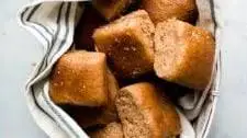 Honey Whole Wheat Dinner Rolls