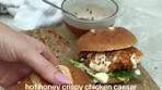 Hot honey crispy chicken caesar sandwiches 😮‍💨 These are ...