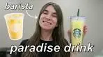 How To Make A Starbucks Paradise Drink At Home // by a ...