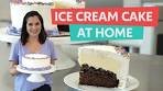 How to Make and Decorate an Ice Cream Cake at Home Oreo ...
