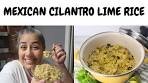 How to make cilantro lime rice! Mexican style