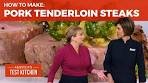 How to Make Perfect Pan-Seared Pork Tenderloin Steaks with ...