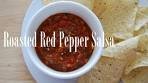How to Make Roasted Red Pepper Salsa ❦
