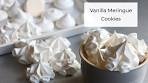 How to Make VANILLA MERINGUE COOKIES | 5 ...