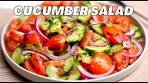 I can't stop eating this Cucumber salad! So fresh and Crunchy!
