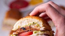 Irresistible Pull Apart Chicken Pesto Sliders