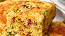 Jalapeño Cornbread with Bacon & Cheddar