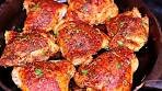Juicy Cajun Butter Baked Chicken Thighs Recipe - Easy ...