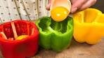 Just put an egg in peppers and you will be amazed! Delicious ...